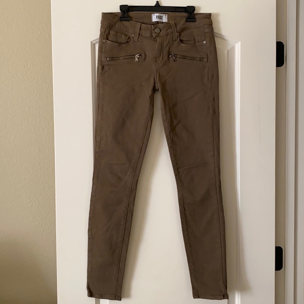 Paige Indio Zip skinny jeans